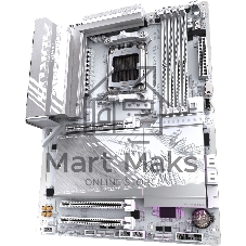 Материнская плата Gigabyte B850 AORUS ELITE WIFI7 ICE rev. 1.1, AM5, AMD B850, 4xDDR5, 4xSATA, 3xM.2, 1xPCIe 5.0 x16, 2xPCIe 3.0 x16, 1xDP, 1x2.5Gb LAN, Wi-Fi 7, Bluetooth 5.4, 1xUSB-C 10Gbps, 2xUSB-A 10Gbps, 5xUSB-A 5Gbps, 4xUSB-A 2.0, 3x3.5 мм + S/PDIF оптический, 7.1, ATX