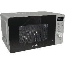 Микроволновая печь Gorenje GRILL MO23A4X нержавеющая сталь, 23 л, 800 Вт, переключатели - кнопки, поворотный механизм