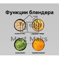 Блендер Braun MQ55001MBK, погружной, черный/серебристый