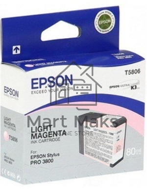 Картридж струйный Epson C13T580600 для Stylus Pro 3800 80 мл light magenta