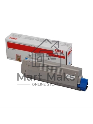 Картридж лазерный Oki C612 голубой 6K