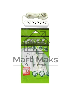 Удлинитель ДЖЕТТ РС-4 без з/м, 4р*3м ( провод ПВС 2х0,75 ) (35шт) 155-403 Удлинитель ДЖЕТТ РС-4 без з/м, 4р*3м ( провод ПВС 2х0,75 ) (35шт) 155-403