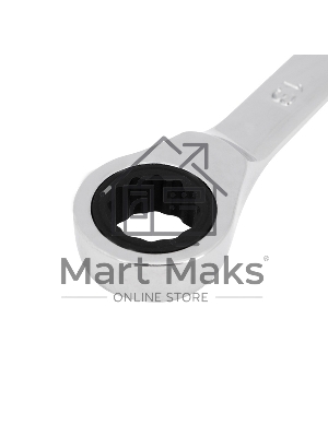 Ключ комбинированный трещоточный Rexant 13 мм, CrV, зеркальный хром