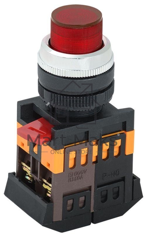 Кнопка ABLFP-22 кр. 1з+1р ИЭК BBT20-ABLFP-K04