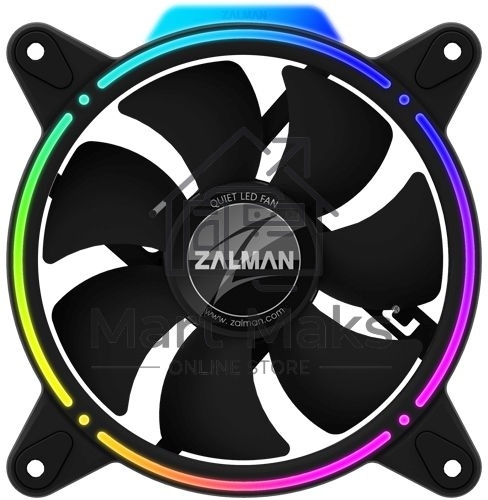 Вентилятор для корпуса Zalman ZM-RFD120A черный, 120 мм, 1500 об/мин, 25.6 дБ, 3 pin