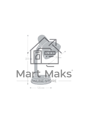 Camelion KD-301 С04 красный (Светильник настольный,230V 60W)