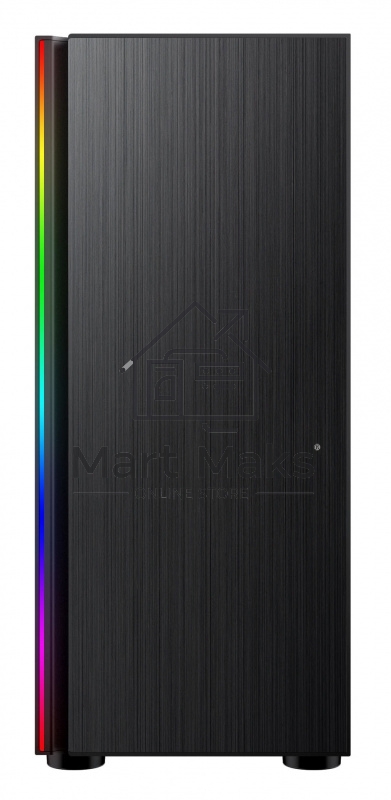 Компьютерный корпус AeroCool / Formula CL-3302B RGB черный без БП ATX 2xUSB2.0 1xUSB3.0 audio bott PSU
