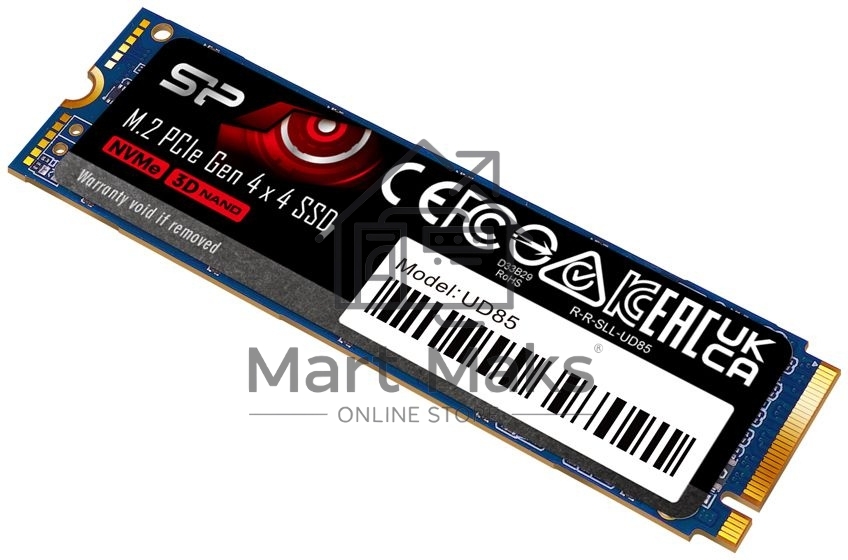 Накопитель SSD Silicon Power M-Series UD85, 1Tb, PCIe 4.0 x4, M.2 2280, NVMe, R/W 3600/2800