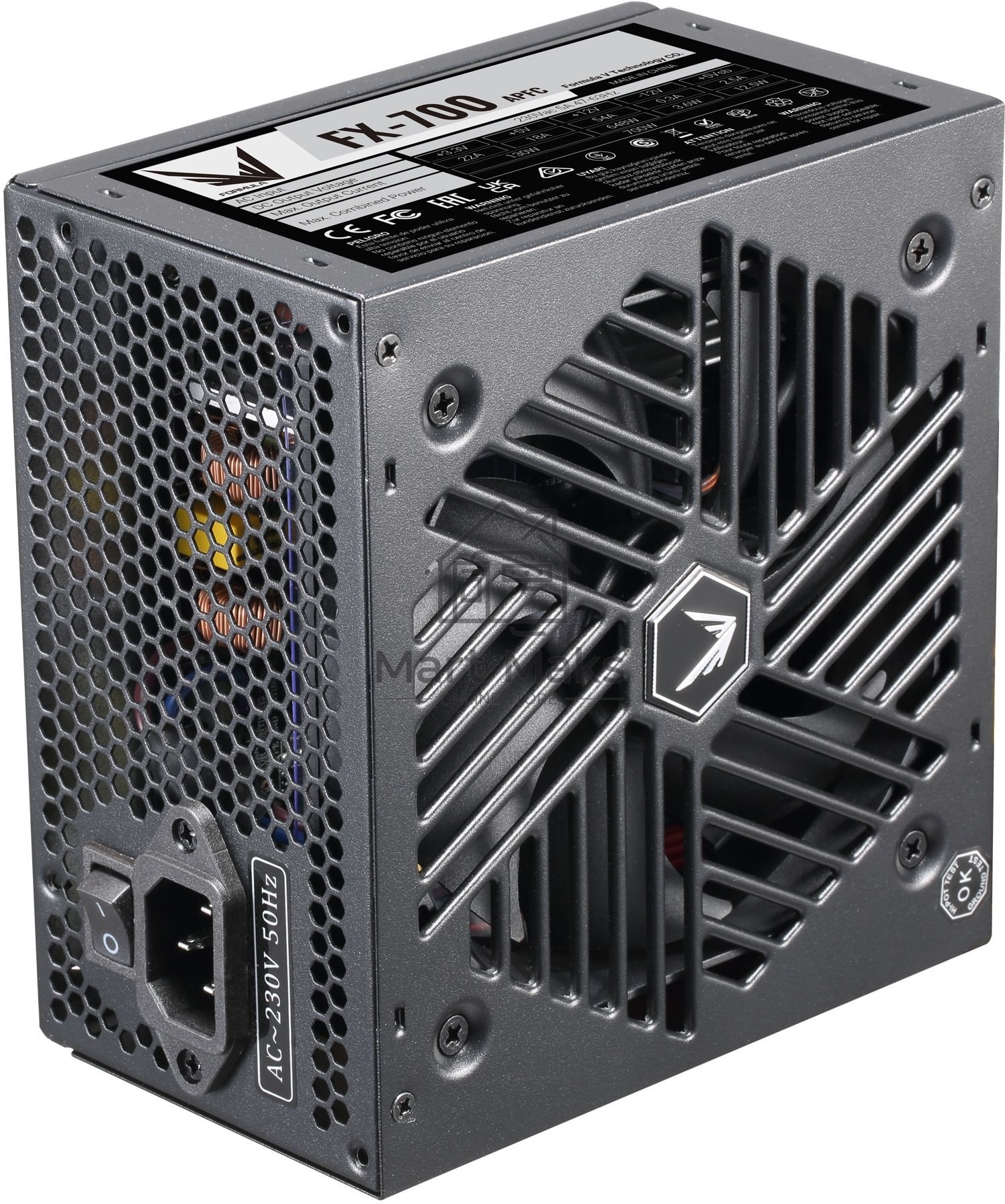 Блок питания Aerocool / Formula FX-700 RTL, 700Вт, 120мм, черный