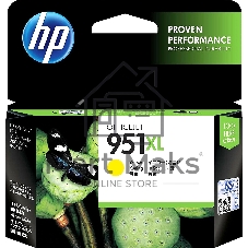 Картридж струйный HP 951XL CN048AE желтый для HP OJ Pro 8100/8600 (1500 стр.)