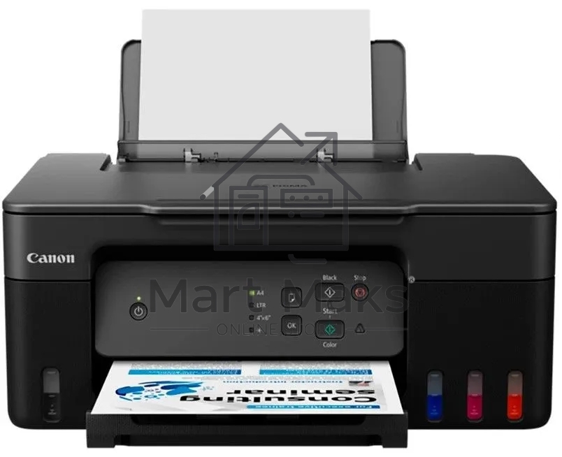 МФУ струйный Canon PIXMA G2430 (5991C009), A4, цветное, печ. 11 стр/мин. (ч/б) 6 стр/мин. (цвет), 4800 x 1200 dpi (печать) 1200x600dpi (скан.), USB