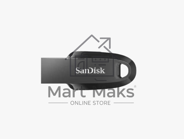 Флешка USB R/W 128GB SanDisk CZ550 Ultra Curve, USB 3.2 черный