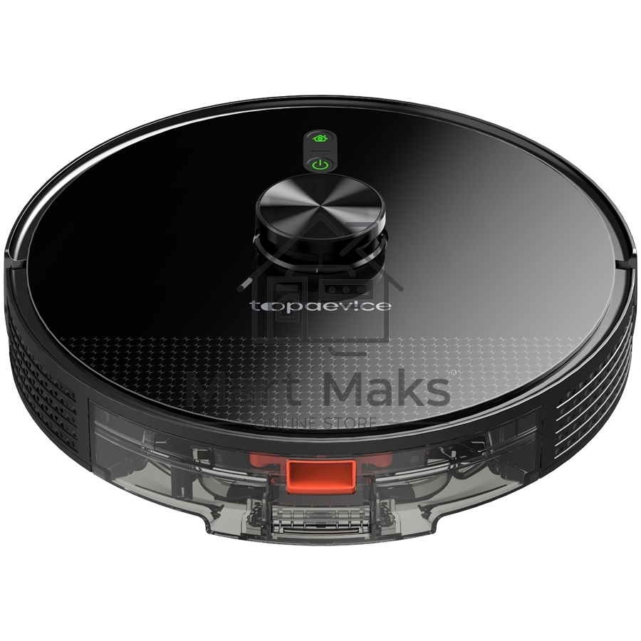 Робот-пылесос TopDevice TDSRC003_BK черный, 40 Вт, 2600 мАч Li-Ion, уборка влажная/сухая, пылесборник контейнер 0.4 л