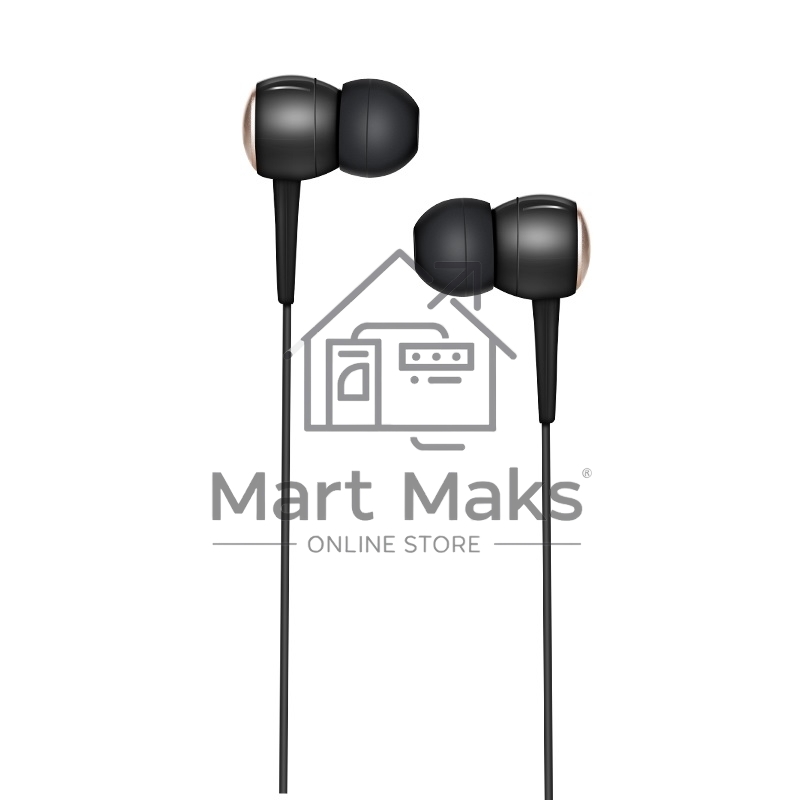 Наушники HOCO М19 Drumbeat universal с микрофоном, 3.5mm mini jack, черный