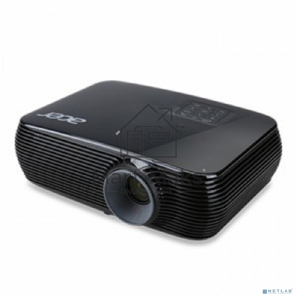 Проектор ACER X1228H (DLP, XGA 1024x768, 4500Lm, 20000:1, +НDMI, Wi-Fi, 3D Ready, 2.7kg)
