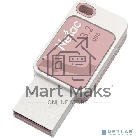 Флешка USB R/W R/W Netac 64Gb UA31 NT03UA31N-064G-20PK USB2.0, розовый