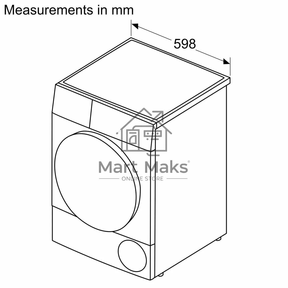 Сушильная машина Bosch WTN86202ME серый, 8 кг, сушка - конденсационная, программ - 13, 59.8 x 84.2 x 61.3 см