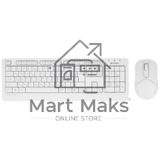 Комплект клавиатура+мышь A4Tech FStyler FG1012 беспроводной, USB, 1200 DPI, белый
