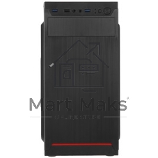 Компьютерный корпус Minitower ExeGate BAA-408U-AAA450 (mATX, БП AAA450 с вент. 8см, 2хUSB/1хUSB 3.0, HD Audio, черный)