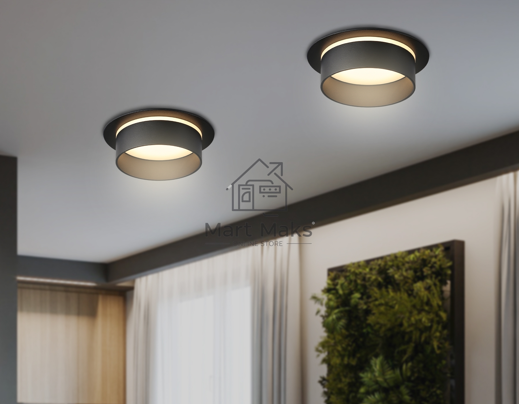 Светильник Ambrella light TN5213 BK черный GX53 D110*58