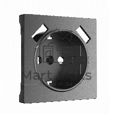 Накладка для розетки USB (графит матовый)