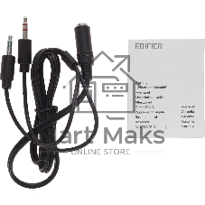 Наушники с микрофоном Edifier K550 черный 2м мониторные оголовье (K550 SINGLE PLUG)