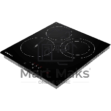 Электрическая варочная поверхность Maunfeld AVCE4532DBK, 3 конфорки, с зоной расширения, стеклокерамика, 5000 Вт