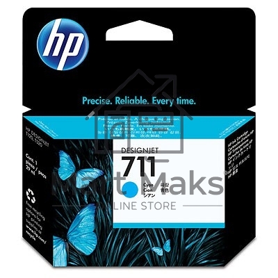 Картридж струйный HP №711 CZ130A голубой для HP DJ T120/T520 (29мл)