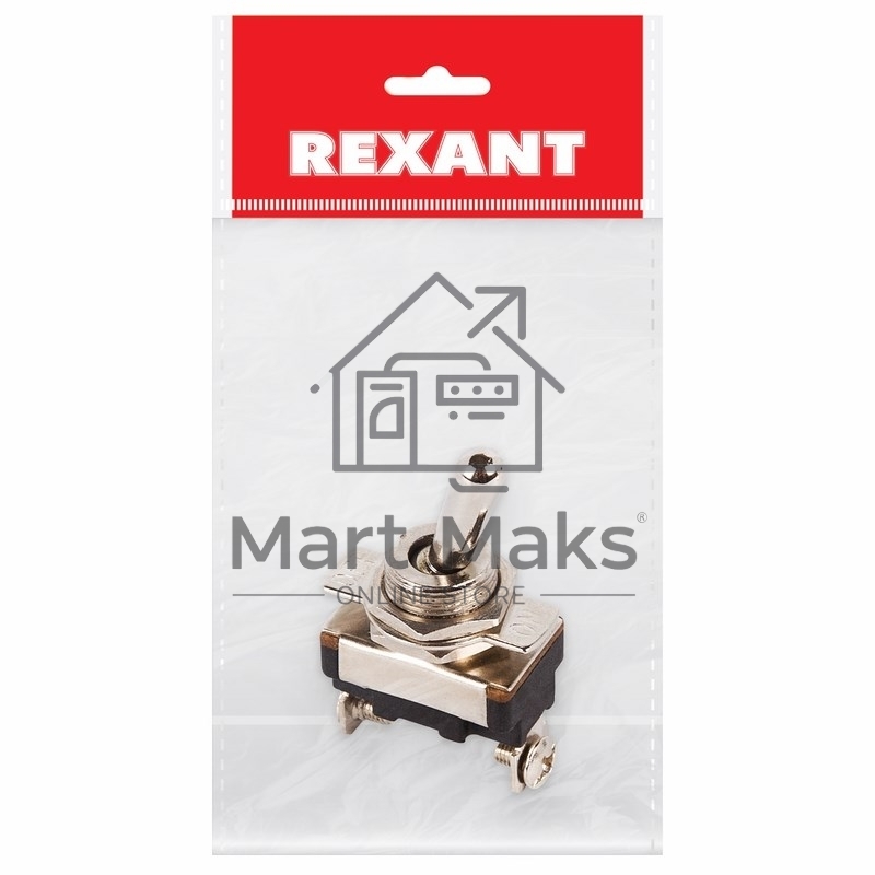 Тумблер 220V 10А (2c) ON-OFF однополюсныйMini(ASW-23)Rexant Индивидуальная упаковка 1 шт