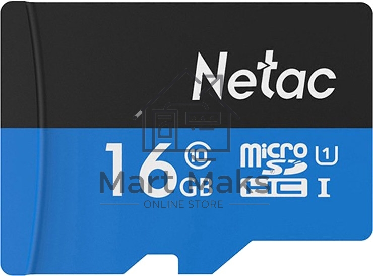 Флеш карта microSDHC 16GB Netac P500 <NT02P500STN-016G-S> (без SD адаптера) 80MB/s