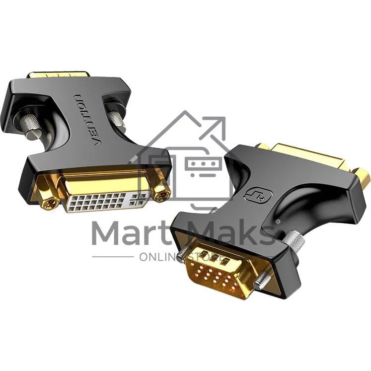 Адаптер-переходник Vention DVI-I 24+5F/ VGA 15M