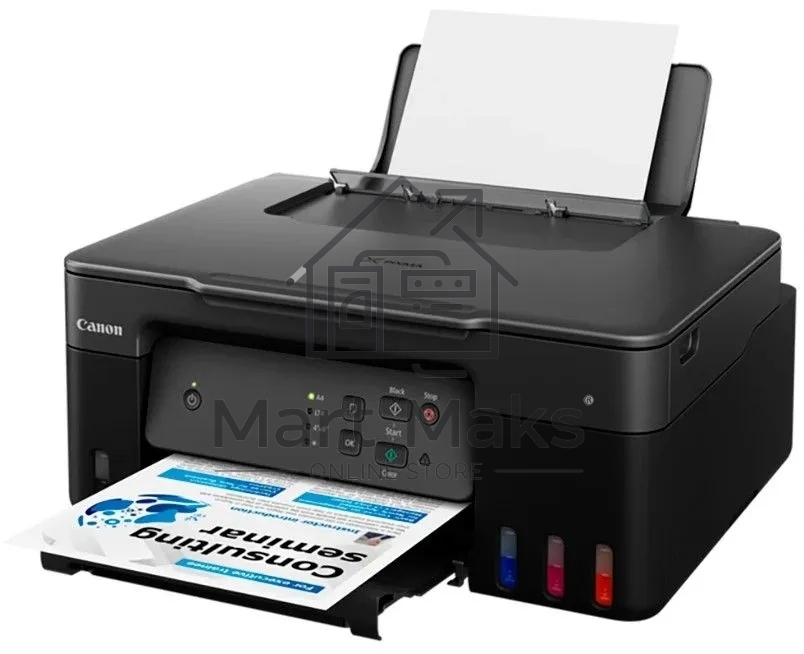 МФУ струйный Canon PIXMA G2430 (5991C009), A4, цветное, печ. 11 стр/мин. (ч/б) 6 стр/мин. (цвет), 4800 x 1200 dpi (печать) 1200x600dpi (скан.), USB