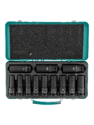 Набор ударных глубоких шестигранных торцевых головок 1/2