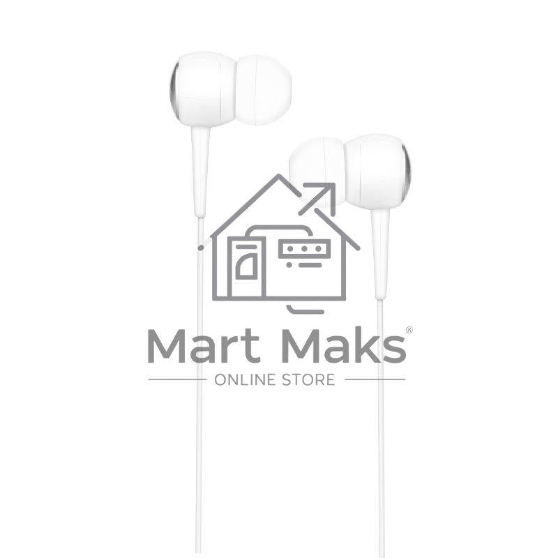 Наушники HOCO М19 Drumbeat universal с микрофоном, 3.5mm mini jack, белый