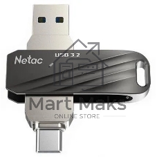 Флешка USB Netac US11 256Gb USB 3.0+TypeC Dual Flash Drive