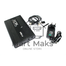 Бокс для жесткого диска 3,5' IDE алюминиевый USB 2.0 черный
