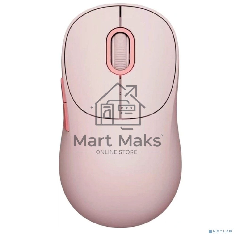 Мышь беспроводная Xiaomi BHR8911GL Wireless Mouse 3 розовый, 1200 dpi, USB/Bluetooth, кнопки - 4