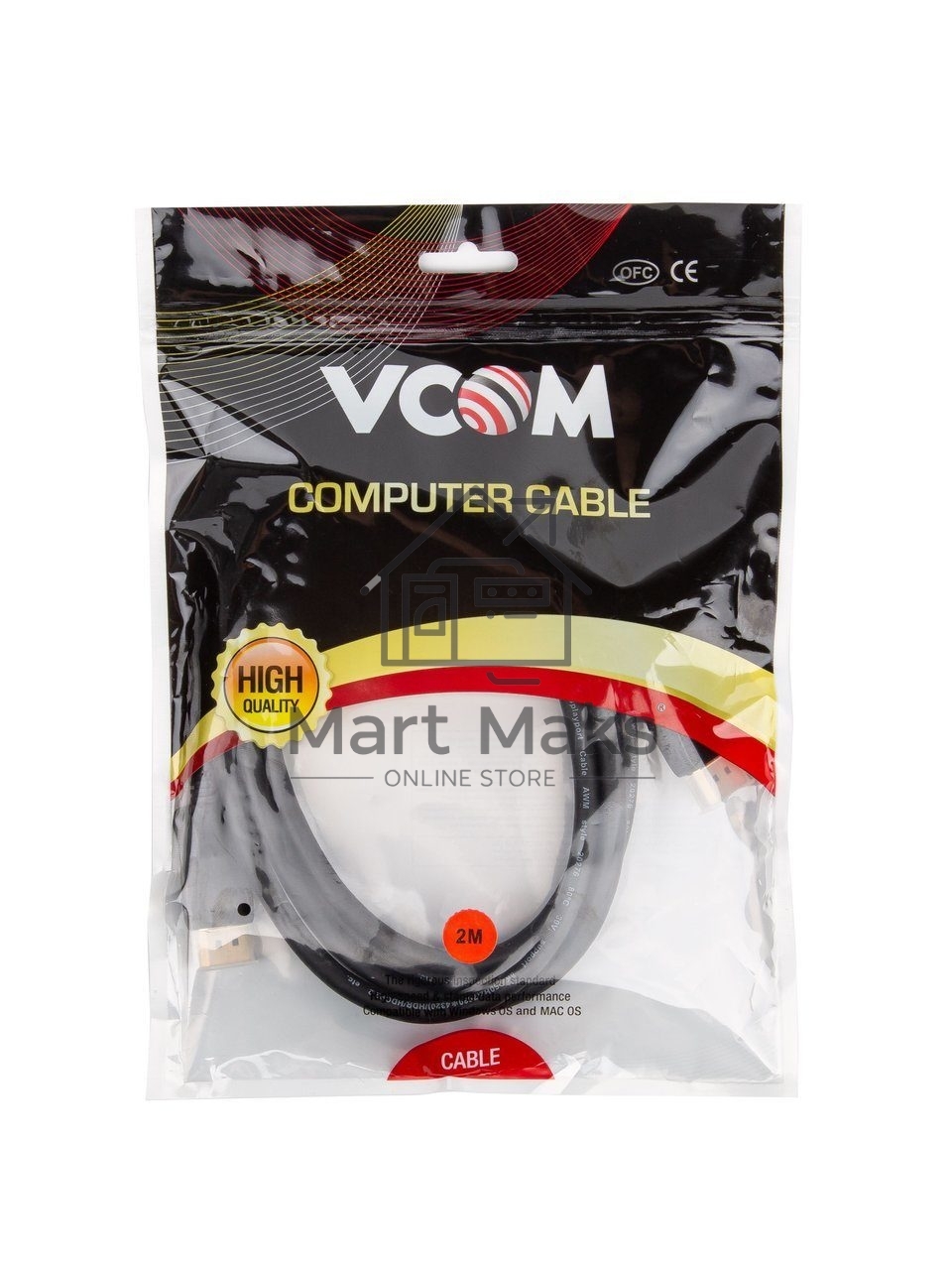 Кабель соединительный DISPLAY PORT v1.4, 8K@60Hz, 2m VCOM <CG632-2M>
