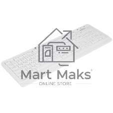 Комплект клавиатура+мышь A4Tech FStyler FG1012 беспроводной, USB, 1200 DPI, белый