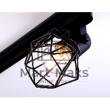 Трековый однофазный светильник Ambrella light GL5002 BK черный E27 max 40W D92*163