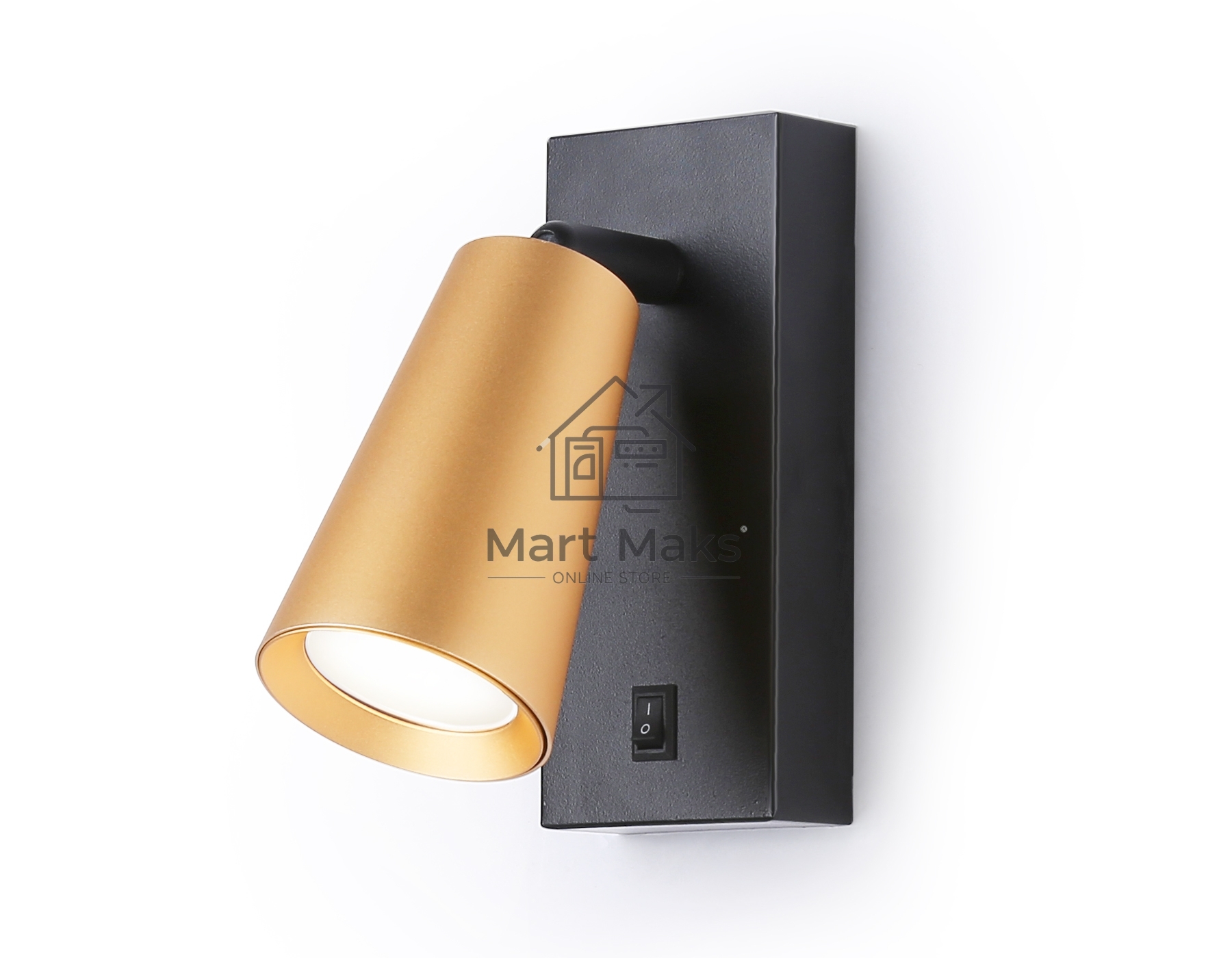 Светильник Ambrella light TA13142 BK/GD черный/золото GU10 max 12W 140*60*90