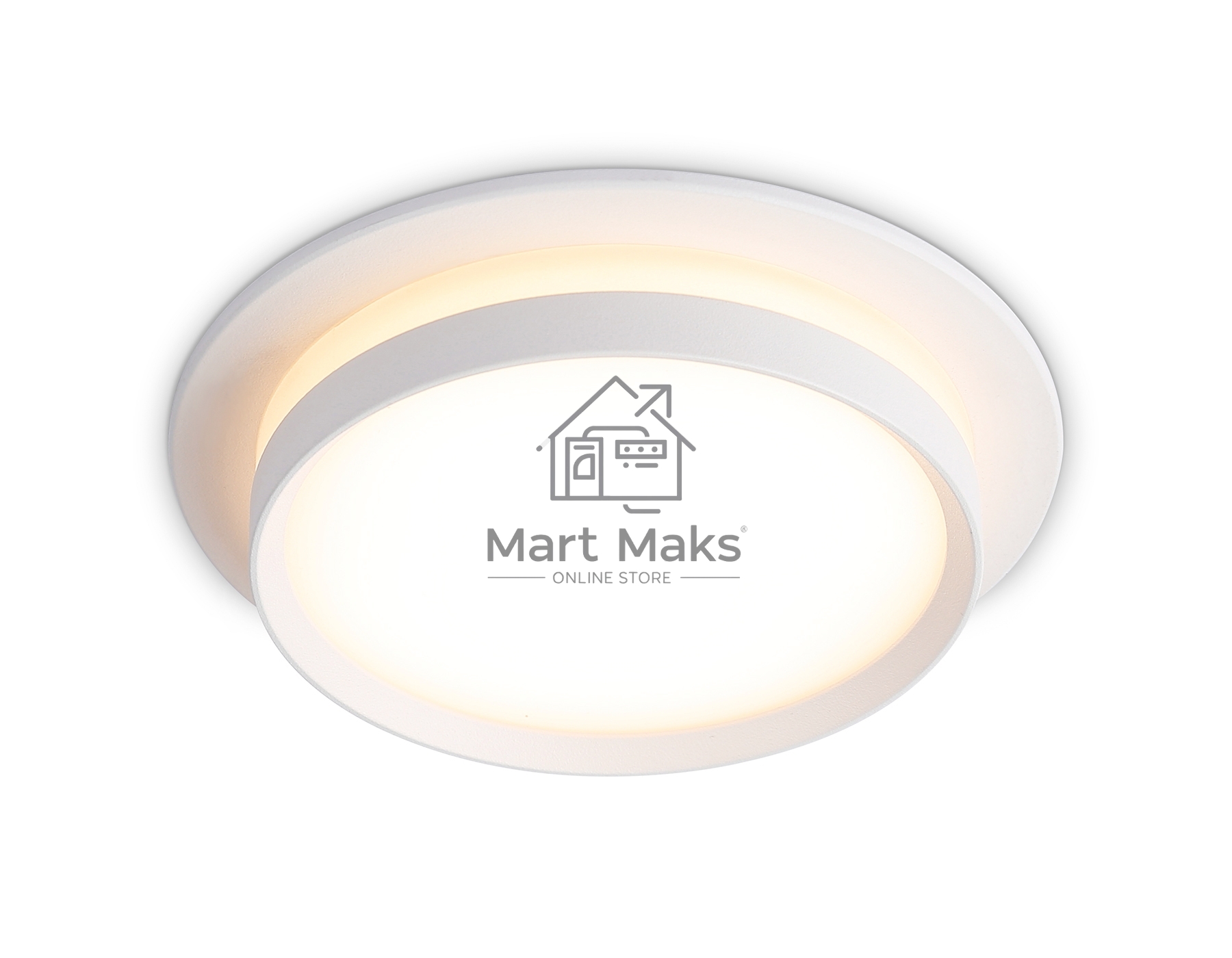 Светильник Ambrella light TN5214 WH белый GX53 max 15W D105*40
