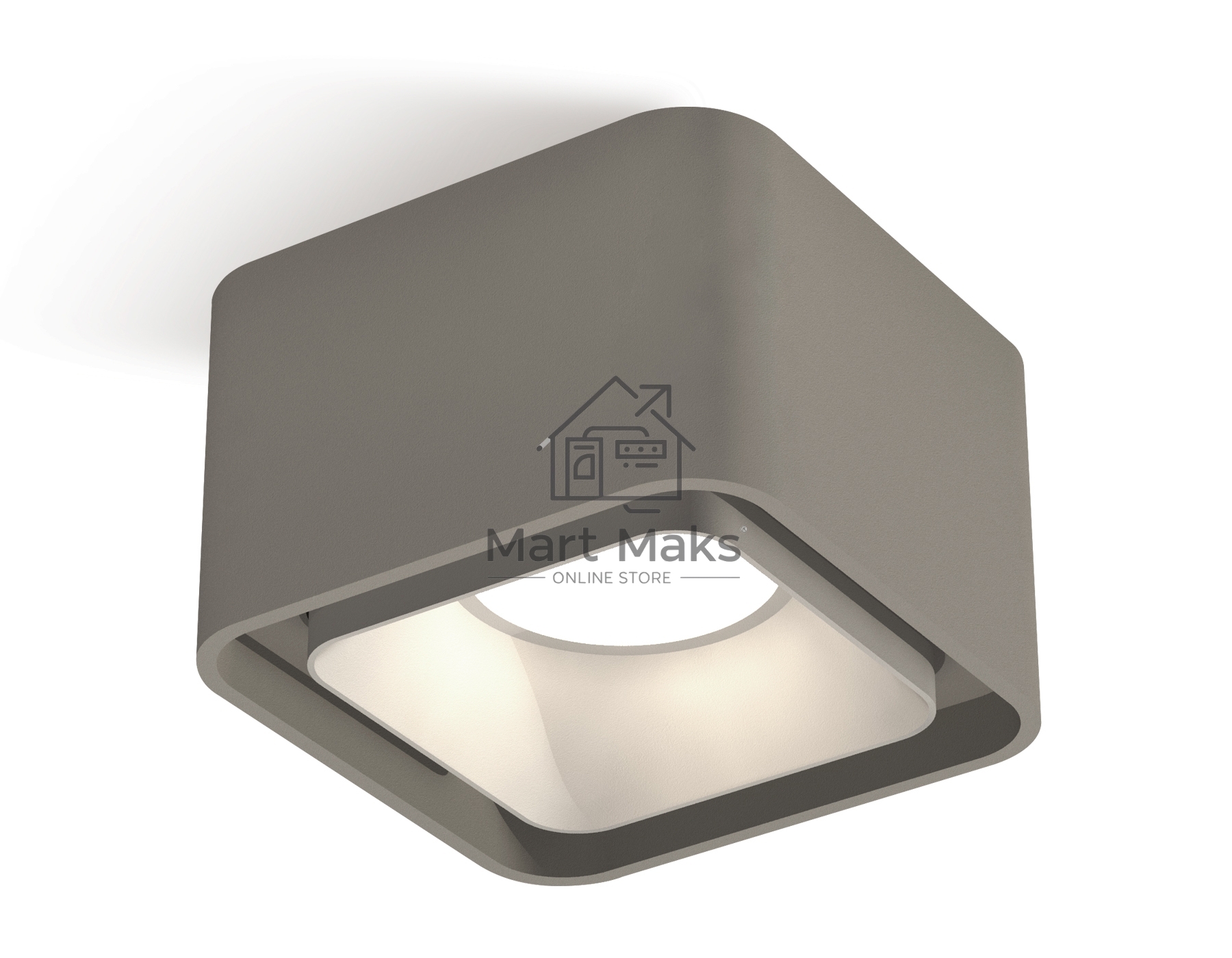 Светильник Ambrella Light XS7834001 SGR/SWH серый песок/белый песок MR16 GU5.3 (C7834, N7701)