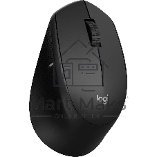 Мышь беспроводная Logitech M330 SILENT PLUS черный, 1000 dpi, радиоканал, USB, кнопки - 3