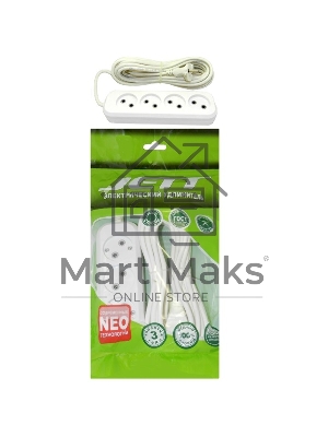 Удлинитель ДЖЕТТ РС-4 без з/м, 4р*5м ( провод ПВС 2х0,75 ) (30шт) 155-405 Удлинитель ДЖЕТТ РС-4 без з/м, 4р*5м ( провод ПВС 2х0,75 ) (30шт) 155-405