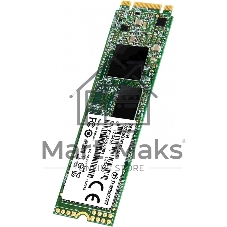 Накопитель SSD Transcend MTS830S, 256Gb, M.2 2280, SATA3, R/W 560/500