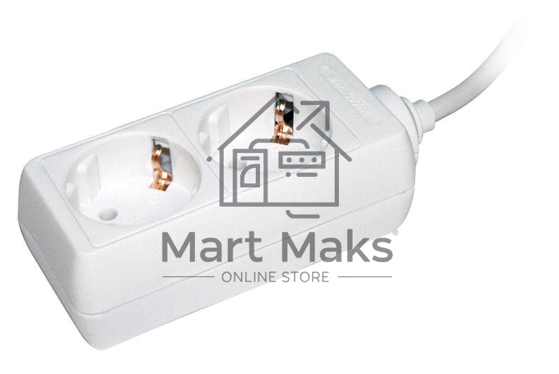 Удлинитель 2х3м с заземл. 16А IP20 У02 2P+PE ИЭК WYP10-16-02-03-Z-N