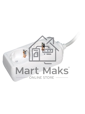 Удлинитель 2х3м с заземл. 16А IP20 У02 2P+PE ИЭК WYP10-16-02-03-Z-N