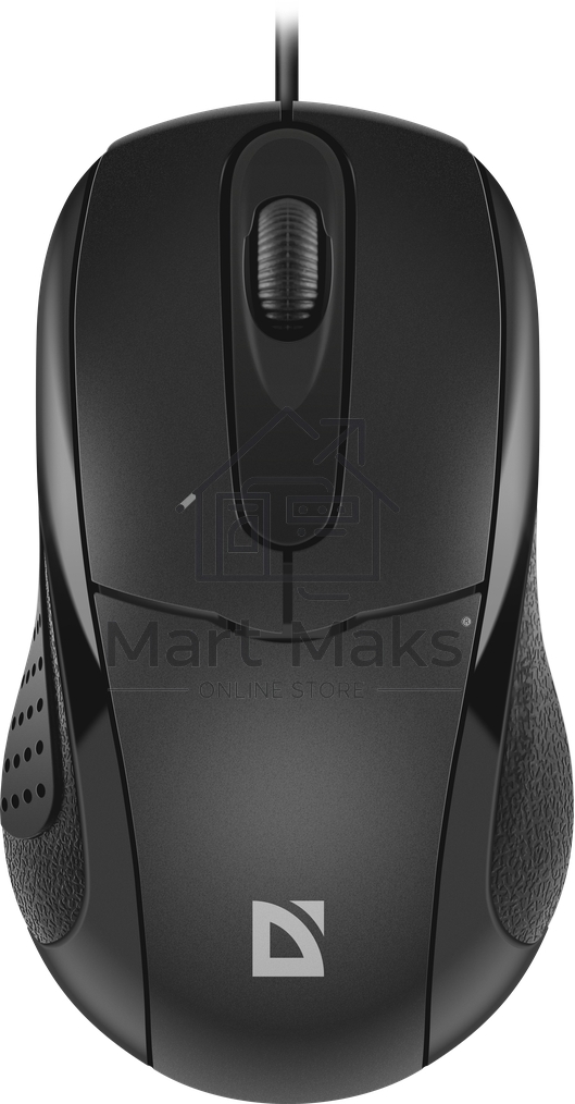 Мышь проводная Defender Standard MB-580 черный, 1000 dpi, USB, кнопки - 3