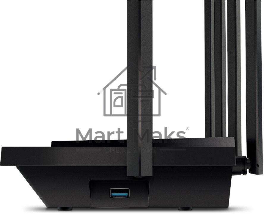 Роутер TP-Link Archer AX73 AX5400 Dual Band Wireless Gigabit Router, 1.5 GHz Tri-Core CPU, 1 GE WAN + 4 GE LAN ports, 1× USB 3.0 Port, support 1024-QAM, OFDMA, MU-MIMO, Airtime Fairness, Beamforming, 160MHz Channel Width, come with HomeShieldTM, support R